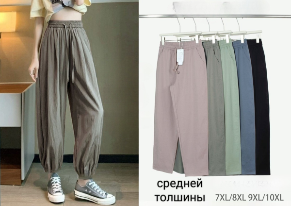 Брюки жіночі Cotton А-4095-2 (уп 6 шт)
