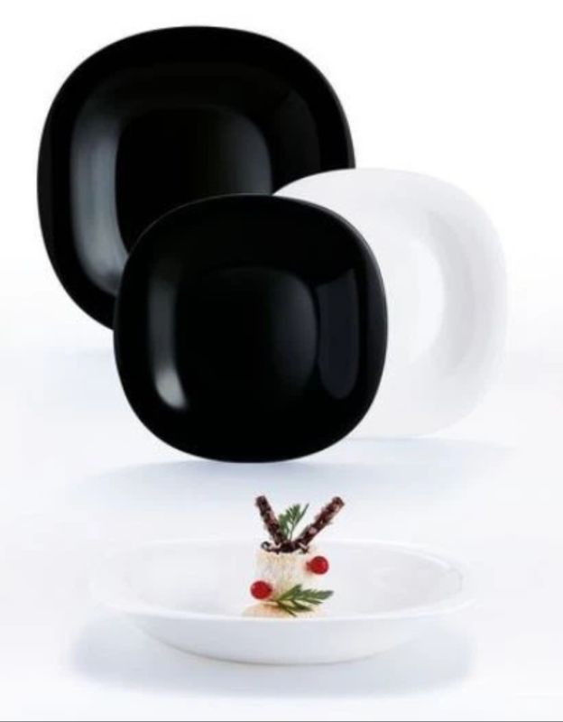 Сервіз LUMINARC CARINE WHITE & BLACK/18 пр