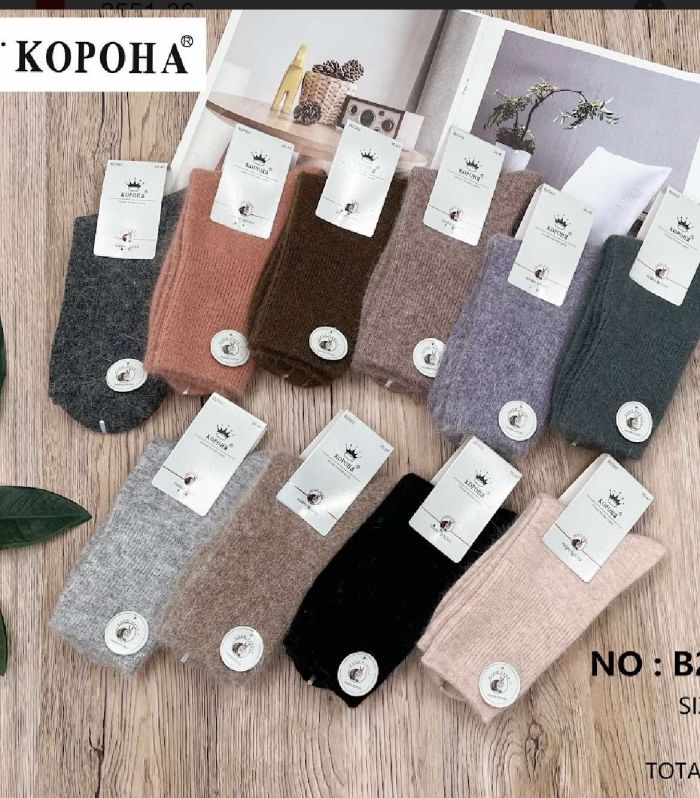 Шкарпетки Жіночі Ангора №2562 (уп. 10 шт) високі Корона
