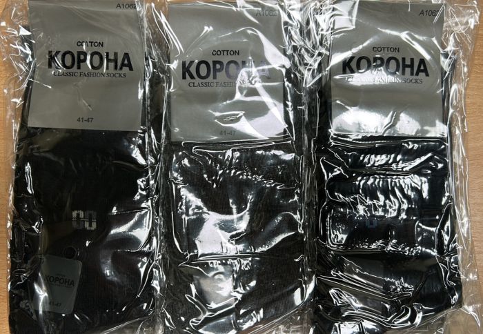 Шкарпетки Чоловічі №1062 (уп 12шт) хлопок високі Корона