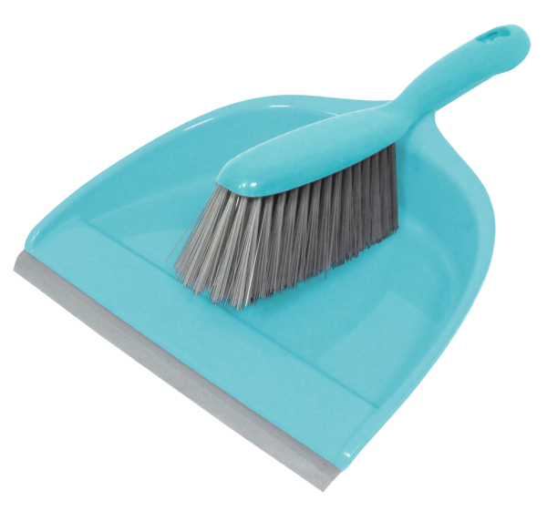 Совок IDEA HOME Blue з щіткою 23х33 см