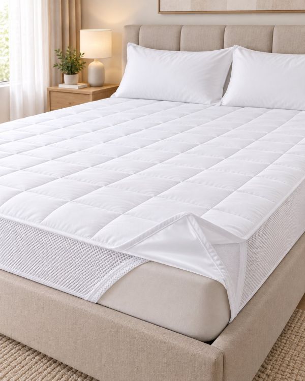 Наматрацник 1,20х2,00 Бязь White venzel SKOBA