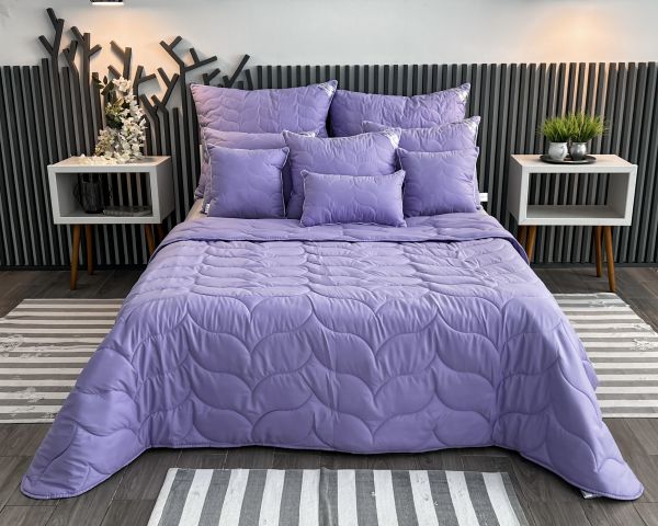Ковдра 200х220 см демісезонна Floral Lavander