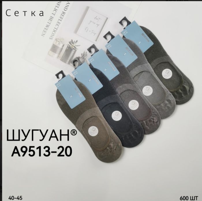 Підслідник Чоловіч №9513( уп 10 шт) бавовна сітка