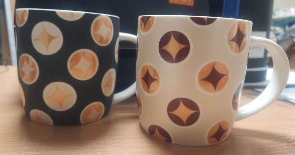Чашка керамічна №553-023 320 мл.