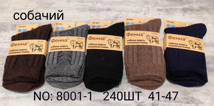 Шкарпетки Чоловічі Вовна №8001/5